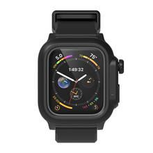 Correa protectora para Apple Watch, banda de reloj de 42mm, 44mm, 40mm, Serie 6, 5, 4, 3, 2, correa de reloj militar resistente al agua 2024 - compra barato
