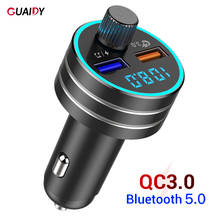Sem fio carregador de carro qc3.0, adaptador para celular com carregamento rápido, para iphone e xiaomi, tela de led universal 2024 - compre barato