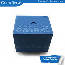 10pcs/lot 5V DC Power Relay SRD-05VDC-SL-C T73-5V SRD-5VDC-SL-C 5Pin PCB Type In stock 2024 - buy cheap