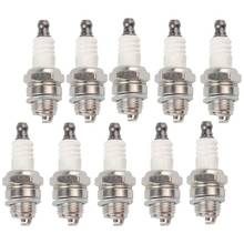 10Pcs L7T Spark Plug for Trimmer Blower Chainsaw Brushcutter Strimmer Lawn Mower 2024 - buy cheap