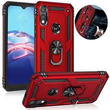 For Motorola Moto E 2020 E7 Case Shockproof Armor Stand Holder Car Ring Phone Case for Moto E 2020 E(2020) E 7 Back Cover 2024 - buy cheap