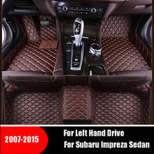 For Subaru Impreza Sedan 2015 2014 2013 2012 2011 2010 2009 2008 2007 Car Floor Mats Auto Interiors Covers Carpets Accessories 2024 - buy cheap