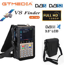 GTMEDIA DVB-S2/S2X V8 Finder HD Digital Satellite Finder Meter Full 1080P HD FTA 3.5 inch LCD Display SatFinder ship from Brazil 2024 - buy cheap
