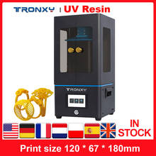 Tronxy-impresora 3D de resina UV, dispositivo de impresión de alta precisión con curado de luz LCD, con pantalla táctil de 3,5 pulgadas, 2K, compatible con fuera de línea de dibujo 2024 - compra barato