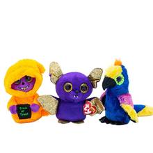 New 6" 15cm Ty Big Eyes Stuffed Peas Plush Animal Halloween series purple bat  ghost Collection Doll Halloween Birthday Gift 2024 - buy cheap