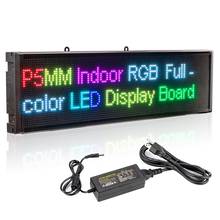 68CM P5 LED Signs Screen WiFi/LAN/U-Disk SMD RGB Full Color Module Store Window LED Programmable Scrolling Message Display Board 2024 - buy cheap