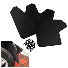 4Pcs Universal Mud Flaps for Car Pickup Van Truck Mudflaps Mudguards Splash Guards with Screw 2024 - buy cheap