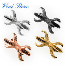 0.3*0.9 Octopus Cubic Zirconia Brass Jewelry Bracelet Accessories Diy Necklace For Making Connector Creative Craft wholesale 2024 - buy cheap