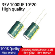 (10pieces) 35V 1000UF 10*20 13*20 High frequency low resistance Electrolytic capacitor 10*20MM 13*20MM high quality 2024 - buy cheap