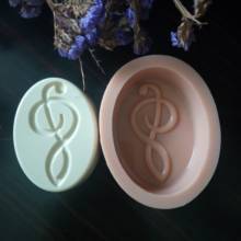 QT0197 PRZY Silicone Mold music note Silicone Fondant Mould melody Soap Molds Clay Resin Gypsum Chocolate Candle Mold 2024 - buy cheap