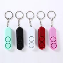 Self Defense Alarm 120dB Dual Speakers Loud Alarm Alert Safety Personal Girl Women Security Keychain Emergency Alarm Bag Pendant 2024 - buy cheap