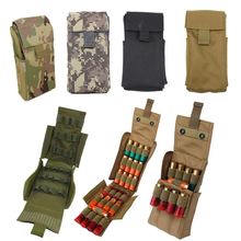 Tactical Airsoft 25 Shot gun Shell Bandolier Ammo Pouch 12GA 12 Gauge Ammo Shotgun Bullet Shell Holder magazine Bags pouch 2024 - buy cheap