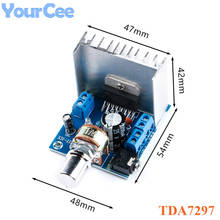 TDA7297 15W*2 Amplifier Board Module 9-15V AC DC Digital Audio Power Amplifier Module Stereo Dual Channel 15W+15W Amplificador 2024 - buy cheap