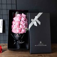 Мыло, цветок, романтический подарок на день Святого Валентина, креативная Подарочная коробка, цветочное мыло, домашний Праздничный букет, украшение для вечеринки и свадьбы # T1G 2024 - купить недорого