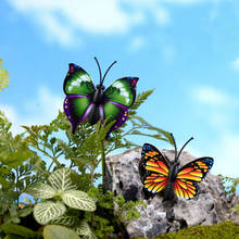 4 pçs pçs/set miniaturas bonito artesanato borboleta jardim de fadas mini gnomos musgo terrários estatuetas para decoração do jardim 4x4cm 2024 - compre barato
