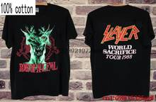 1988 Slayer Root Of All Evil World Sacrifice Tour T Shirt  Usa Size 2024 - buy cheap