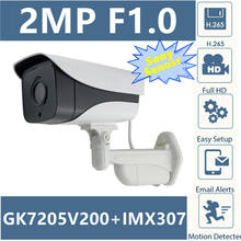 Sony-cámara de vídeo IP F1.0 IMX307 + 3516EV20 0, cámara de vídeo IP, H.265, 3MP, baja iluminación, todo Color, IP66, resistente al agua, CMS, XMEYE, ONVIF, P2P, RTSP 2024 - compra barato