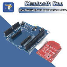 Bluetooth расширительный щит V03, совместимый с Xbee Bluetooh Bee для Arduino UNO HC-05 / HC-06 RF, беспроводной модуль Bee V2.0 2024 - купить недорого
