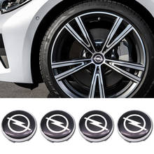 4Pcs/set 60MM Car Wheel Center Hub Caps Sticker Wheel Rim Dust-proof Cover For Opel Astra H G J Corsa No3 Magentis Borrego's 2024 - buy cheap