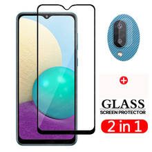 2 in 1 9H Tempered Glass For Samsung Galaxy A02 Camera Lens Screen Protector Glas Film On Samsun A022 A 02 Protective Glass 2024 - buy cheap