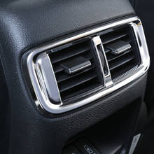 CarStyling For Honda CRV CR-V 2017 2018 2019 2020 Car Accessories Rear Row AC Vent Frame Trim accessories 2024 - buy cheap