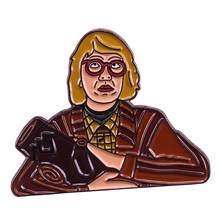 Log lady badge enamel pin Twin peaks David Lynch TV series character pin 2024 - buy cheap