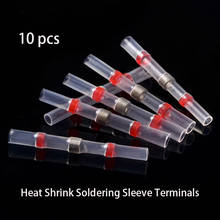 10pcs Practical Electrical Waterproof Seal Heat Shrink Butt Terminals Solder Sleeve Wire connection Connectors 2024 - buy cheap