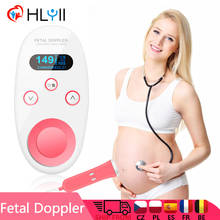 Doppler Fetal Heart Rate Monitor Ultrasound Household Baby Heartbeat Detector Accurate Prenatal Heart Rate Detector Baby Doppler 2024 - buy cheap