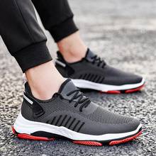 Summer Mesh Mens Sneakers Man Running Shoes Shoes Sport Male Sports Shoes Tennis Men's Breathable Black Gray Runners Gym E-365 2024 - buy cheap