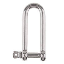 1/2 Inch Boat Marine 304 Stainless Steel Long Anchor D Shackle With Pin 2024 - buy cheap
