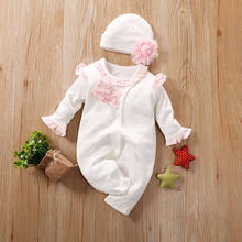 New Born Baby Girl Romper Babygrow Newborn Infant Toddler Girls Bow Costume Onesie Long Sleeve Jumpsuit Clothes Babies Rompers 2024 - buy cheap