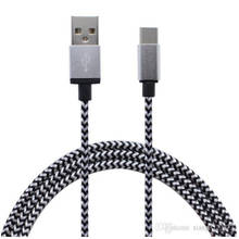 Cable Micro USB trenzado de nailon, Cargador USB de sincronización de datos de 1m para Samsung, HTC, Xiaomi, Blackberry, Tablet, Android 2024 - compra barato