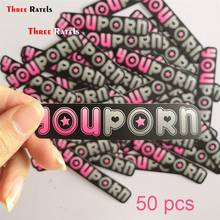 Three ratels 50pcs you porn Vinyl Film Motorcycle notebook Tablet car Stickers Decals Auto Accessories Car Styling 2024 - buy cheap