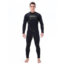 SLINX-traje de neopreno SCR de 5MM para hombre, traje de Buceo de una pieza, cálido, para surf, esnórquel, pesca submarina, traje de baño 2024 - compra barato