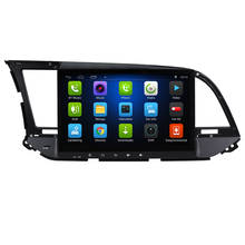 Sistema multimídia estéreo para autos, android 10, processador quad core, leitor de dvd, gps e rádio, para hyundai elantra 2016, 2017, 2018, 2019, 2020 2024 - compre barato