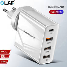 OLAF 48W Quick Charge 3.0 USB Charger QC3.0 QC Type C PD Plug Fast Charging Wall Mobile Phone Charger For iPhone Xiaomi Huawei 2024 - buy cheap