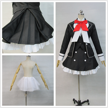 Disfraz de Anime DIABOLIK Komori Yui para adultos, conjunto completo de uniforme negro, falda, juego de rol para fiesta, ropa personalizada 2024 - compra barato