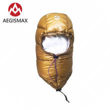 AEGISMAX  Outdoor Ultralight Winter Down Hat Camping Comfort Unisex  Keep Warm Anti-freeze Drawing Rope Design Goose Down Hat 2024 - buy cheap