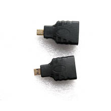 100 Uds compatible con HDMI hembra a Micro HDMI conector adaptador macho para HDTV cámara, etc. 2024 - compra barato