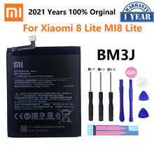 100% Original Xiao Mi Phone Battery BM3J 3350mAh for Xiaomi Mi 8 Lite High Quality Replacement Batteries + Free Tools 2024 - buy cheap