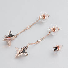 2019 Fashion Charm Shining Stars Long Luxury Indian Jewelry Gifts  Korean Style Earrings Brinco 2024 - buy cheap