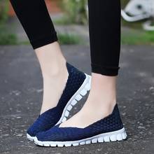 Summer Sport Woman Shoes Tennis Female Running Sneakers Ladies Sports Shoes for Women Trainers Woven Scarpe Donna Blue Gym A-405 2024 - buy cheap