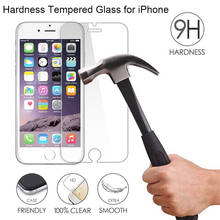 Protector de pantalla para iPhone 11 Pro Max X XS XR 5 5S SE, vidrio templado para iPhone 8 6 6S, película de cubierta para iPhone 7 Plus 2024 - compra barato