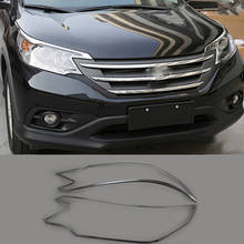 For Honda CRV CR-V 2012 2013 2014 2015 2016 Car Front Head Light Lamp Hood Molding Frame Stick ABS Chrome Cover Trim 2024 - buy cheap