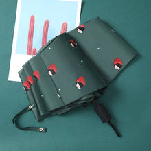 Sombrilla de doble uso para mujer, paraguas plegable para lluvia, protección solar UV, paraguas Simple Mori Retro 2024 - compra barato