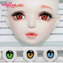 Bonecos 3d adollya acessórios bjd, olhos de cobra acrílico, olhos de vampiro, compatíveis com bonecas 1/3 1/4, 1/6 2024 - compre barato