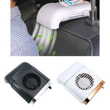USB Охлаждающий вентилятор Настольный кулер Автомобильный подголовник заднее сиденье бесшумный вентилятор черный 2024 - купить недорого