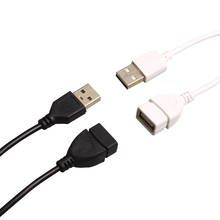 USB Extension Cable Super Speed USB 2.0 Cable Male to Female 1m Data Sync USB 2.0 Extender Cord Extension Cable 2024 - купить недорого