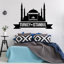 Exotic charm Wall Stickers Turkey Istanbul  Big building  Wall Decal Room Decoration Dorm Poster Decor Meaningful Gift Y199 2024 - buy cheap