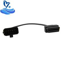 Opel-Cable conector OBD2 de 10 pines, adaptador de diagnóstico Opel, 10 pines a OBDII, 16 pines hembra 2024 - compra barato